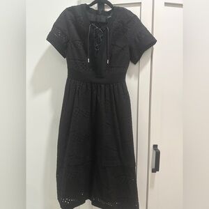 Karen Millen Black Lace Midi Dress